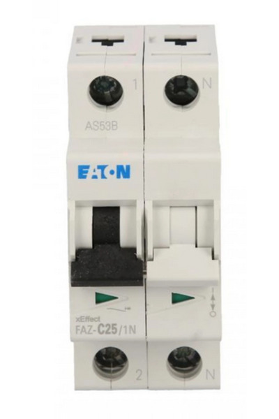 Eaton Întrerupător 1+NC 25A 15kA AC FAZ C25/1N 278676