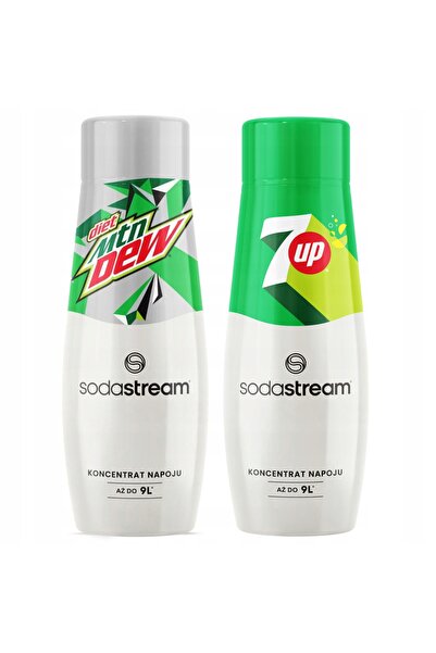 Other Set de sirop de sodă dietetic SODASTREAM 7Up + Mountain Dew, 2 buc.
