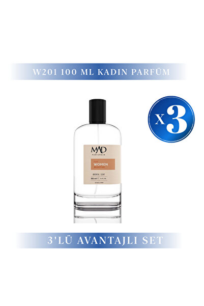 Mad Parfüm 3 Adet 100 ml W201 Selective Kadın Parfüm Seti