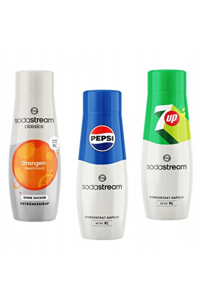 Other Set de 3 concentrate, siropuri pentru apă Sodastream Orange Zero + Peps...