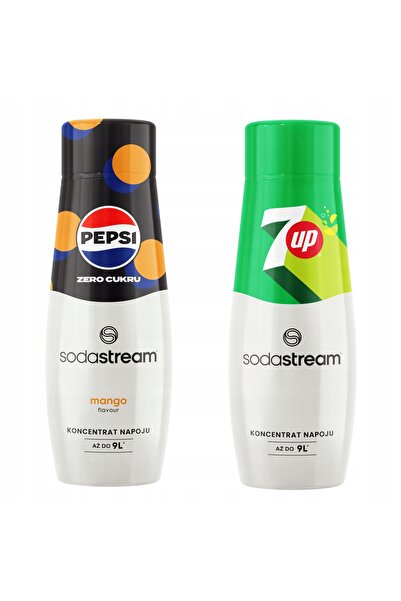 Other Set de 2 concentrate de sirop Sodastream. Pepsi MAX Mango Zero Sugar + 7Up