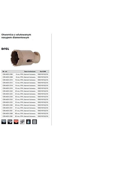 Other ȘURUȚĂ COROANĂ M14 CU DIAMANT LIPIT ÎNCORPORAT 8mm