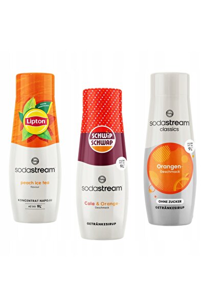 Other concentrate Sodastream Lipton Ice Tea Peach + Schwip Schwap + Orange Zero