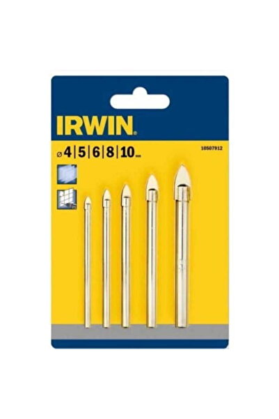 Irwin SET DE BURGHIE PENTRU STICLĂ 5 bucăți (4, 5, 6, 8, 10 mm)