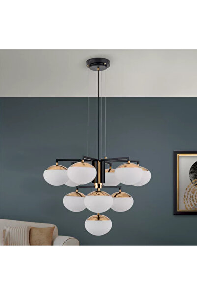 RONİSU AYDINLATMA Ardelle 10'lu Şeker Top Başlıklı Avize RA-AVZ- 2497-68-51