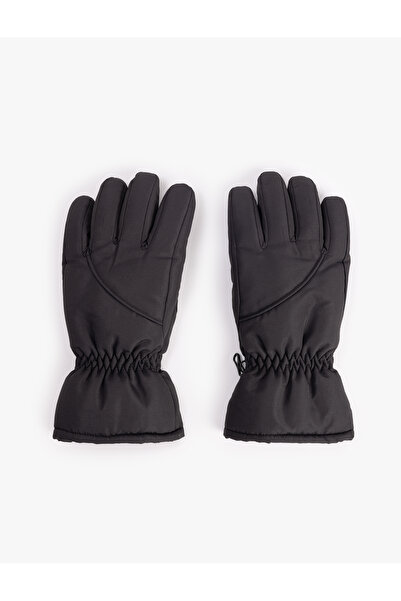 Koton Anti-Slip Ski Gloves with Stitching Detail