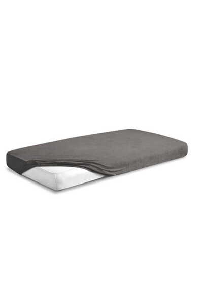 Other Prześcieradło Frotte z Gumką 210/220x190/200 PREMIUM Ciemnoszare