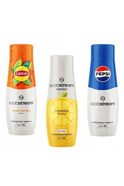 Other Sodastream Lipton Ice Tea Piersică + Limonadă + Pepsi, pachet de 3 conc...