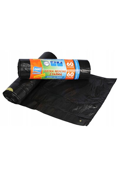 Other Saci de gunoi extra rezistenți cu bandă adezivă 10 bucăți 60 l