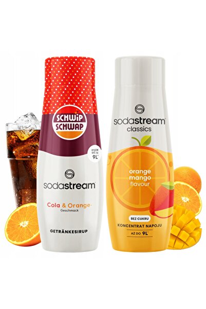 Other Set de 2 concentrate Sodastream Shwip Shwap Cola Orange + Orange Mango