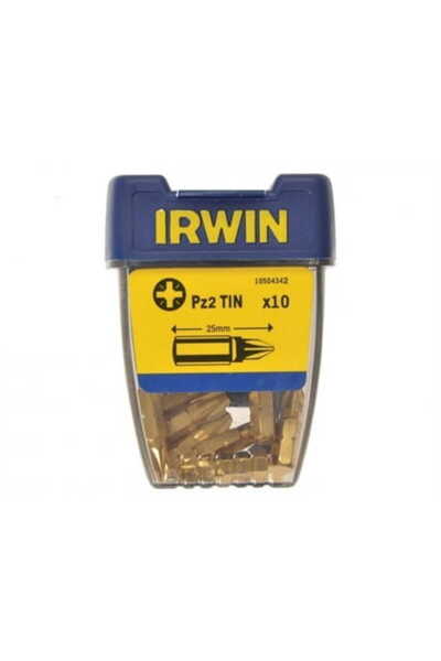 Irwin VÂRF PZ2 x 25mm TABĂ /10buc.