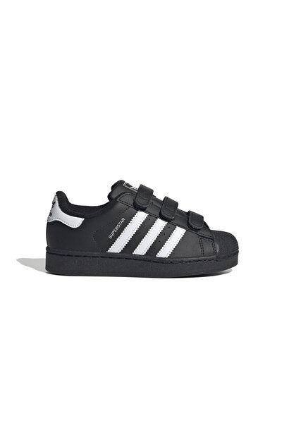 adidas حذاء سوبر ستار II Cf C للأطفال كاجوال باللون الأسود