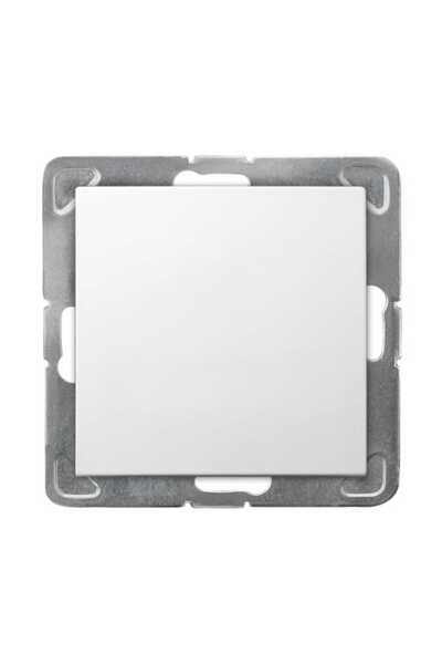 OSPEL Întrerupător unipolar Impresja alb, fără ramă, cu contact direct direct