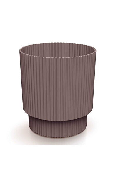Other Ghiveci de flori roz murdar, cu dungi, pe picior, din plastic, 13,8X12,...