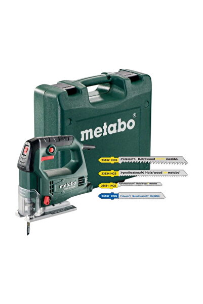 Metabo FERĂSTRĂU PENDUAL STEB 65 RAPID, CUTIȚĂ + 20 buc. LAME DE FIERĂSTRĂU