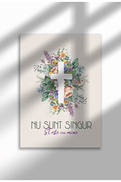 21mxm Religious Painting – Unframed on Matte Canvas - I Am Not Alone