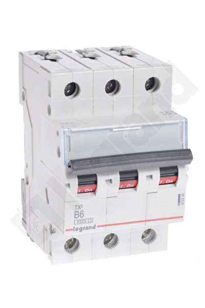 Legrand Întrerupător automat 3P B 6A 6kA AC S303 TX3 403398