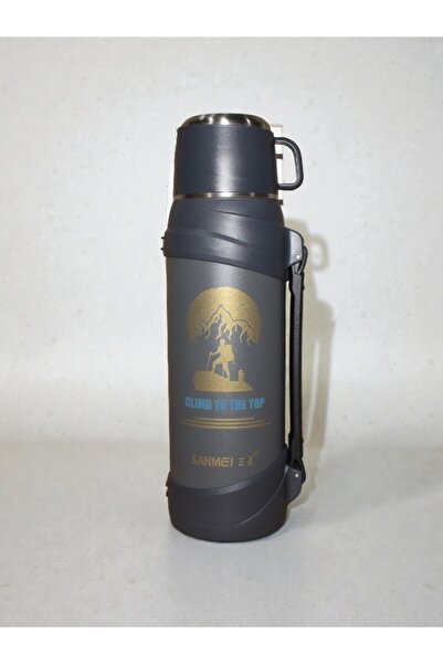 WDA زجاجة سفر حرارية من الفولاذ المقاوم للصدأ من سانمي مع مقبض وغطاء للكوب