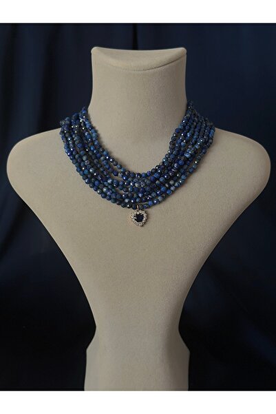 Butik Blue Natural Stone Necklace