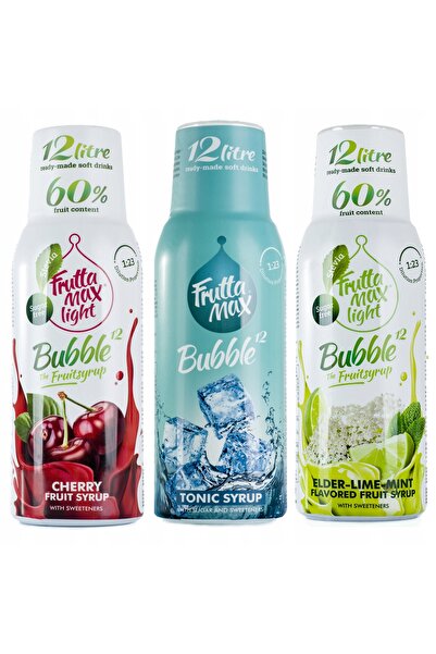 Other Set de 3 concentrate FruttaMax Cireșe + Tonic + Lime Mentă Soc