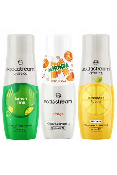 Other Sirop pentru carbonatorul SodaStream Lemon Lime + Mirinda Zero + Lemonade