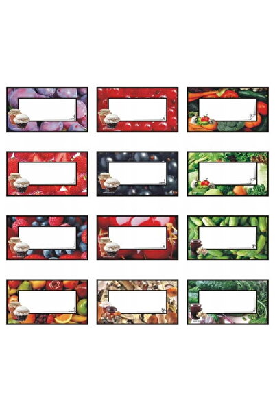 Other Etykiety samoprzylepne na słoiki 46/84mm 30 szt