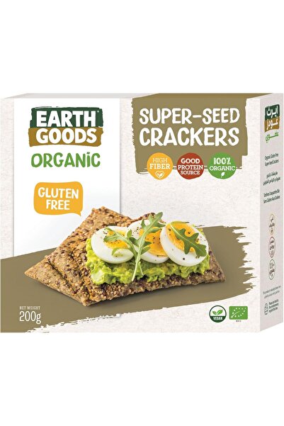 Earth Goods Organic Gluten Free Seeds Crackers 200g