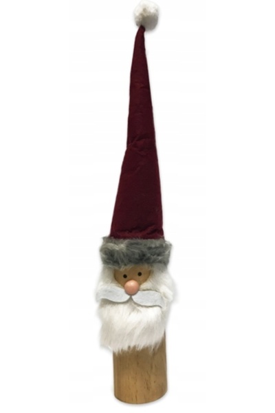 Other Figurină Moș Crăciun pe trunchi de copac 51 cm