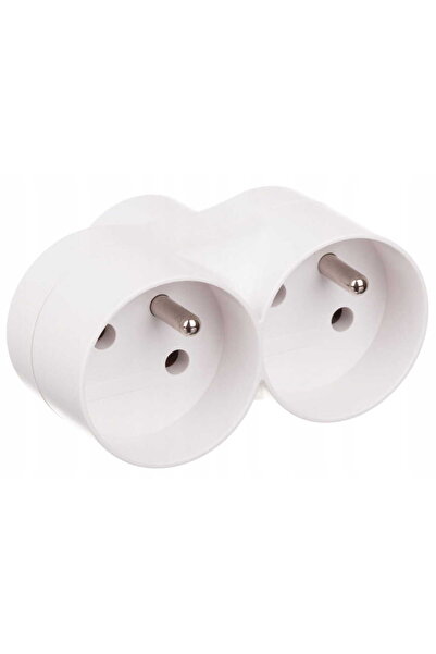 Other 2-way grounded power strip 16A230V White 3500W