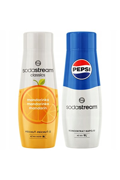 Other Set SODASTREAM Pepsi + sirop de mandarină pentru dozator de sucuri, 2 buc.