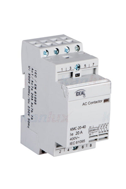 shumee Contactor modular 25A 3NO 1NC 230V AC KMC-25-31 23247
