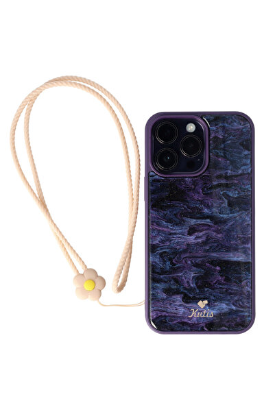 SEP Snur telefon mobil din silicon Flower Bej