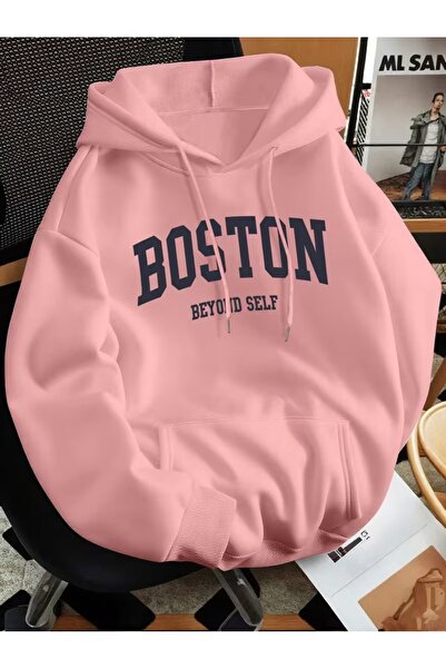 DİVİN -sweatshirt pentru femei cu imprimeu țesătură de calitate cu supradimen...