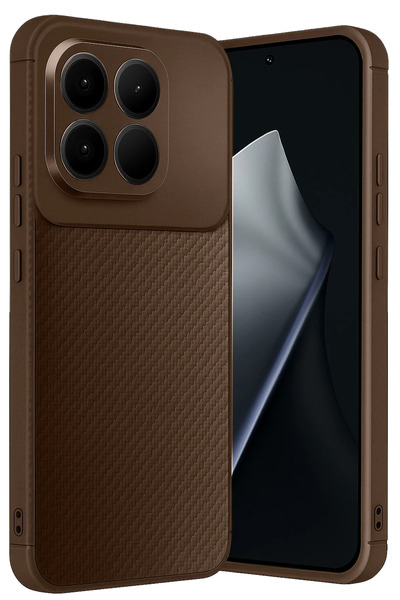 NewFace Lvsqvr Xiaomi Mi 15t Auto Focus Carbon Cover (120439) - Brown