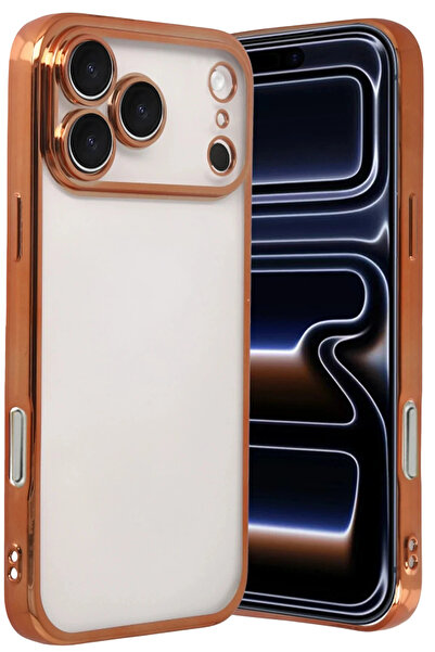 NewFace Lvsqvr Apple iPhone 17 Pro Max Silicone with Lens (120134) - Orange