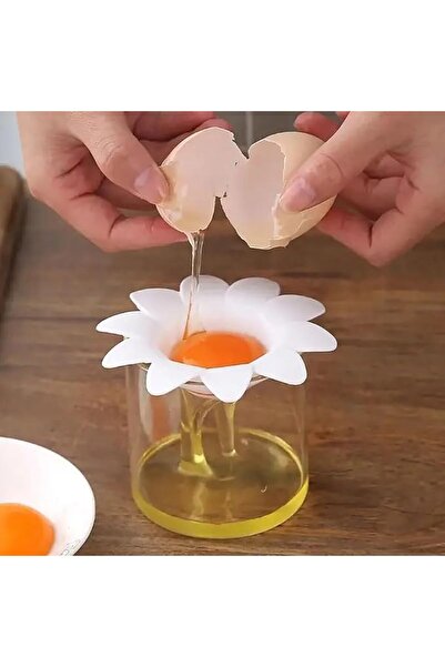 Arabest Egg Yolk Separator,Kitchen Gadgets, Baking Tools, Cute Flower Design, Daisy Plastic Egg Separator