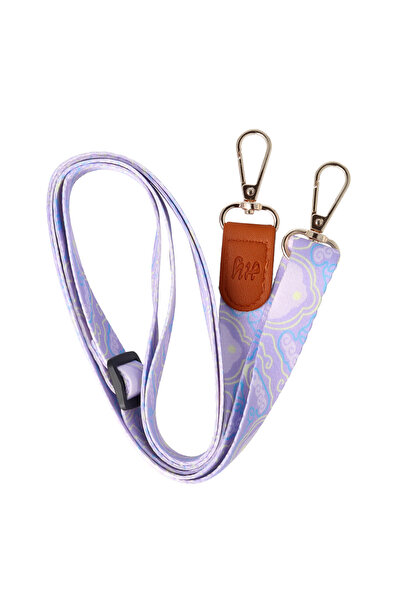 SEP Snur textil dublu telefon mobil cu carabine Wave Lines