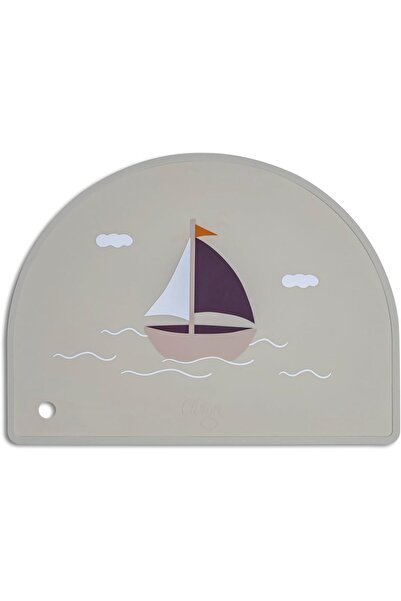 Citron - مفرش طاولة سيليكون نصف دائري: طعام نظيف للأطفال الرضع والصغار - مركبات