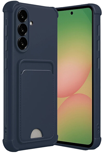 NewFace Lvsqvr Samsung Galaxy A17 5g Kelvin Silicone with Business Card (120728) - Navy Blue