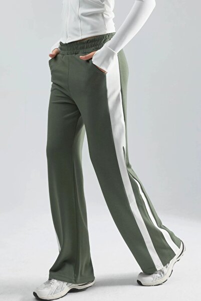 Hiccup Modal Textured Striped Detail Pants Berşan Collection