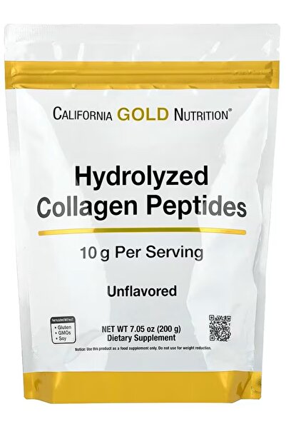 California Gold Nutrition بيبتيدات كولاجين متحلل النوع الأول والثالث لصحة الش...