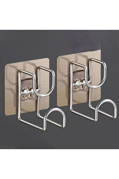 Choice B 2pcs 1/2/4/6Pcs Stainless Steel Washbasin Hook Multifunction Punch-f...