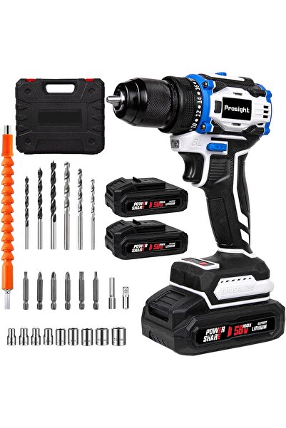 Prosight 58V Cordless Drill Set