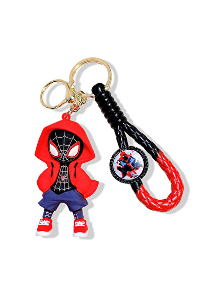 Miniso 6cm KC4268 Marvel Spider-Man Keychain – Official Avengers Hero Pendant...