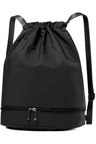 Arabest Backpack,Drawstring Bag with Zip Pocket,Waterproof Drawstring Backpack,Beach Swimming Backpack