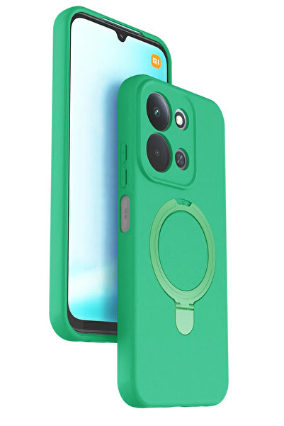 NewFace Lvsqvr Xiaomi Redmi 15C 4g Regal Magsafe Stand Cover (120109) - Green