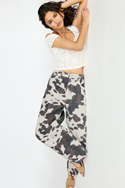 Pull & Bear Cow baggy jeans