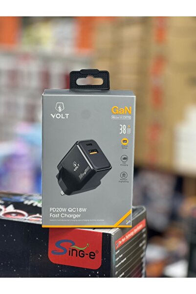 Volt شاحن GaN سريع بقوة 38 واط