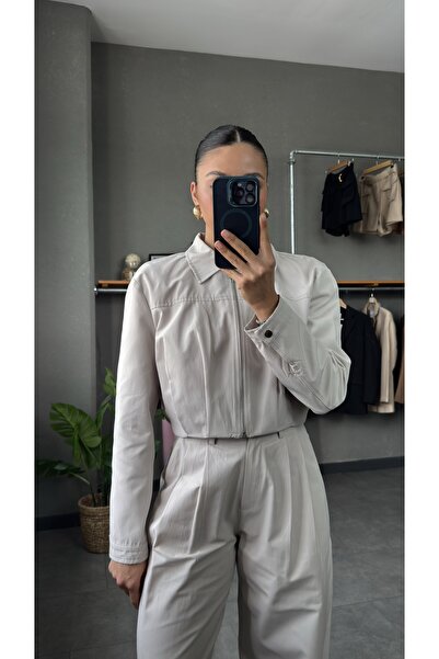 YOUR NAME Pile Detailed Bomber Jacket