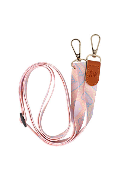 SEP Snur textil dublu telefon mobil cu carabine Pastel Clouds